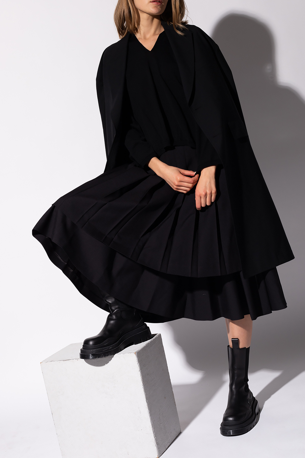 Comme des Garçons Noir Kei Ninomiya Double-layered skirt | Women's